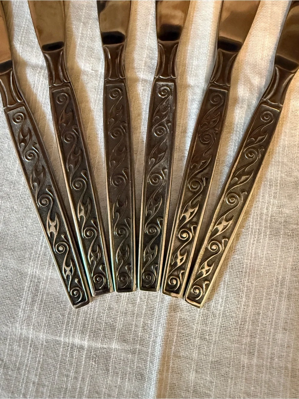Vintage Oxford Hall Palo Alto Butter Table Knife Set - 6 Piece